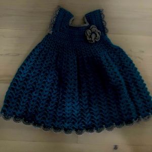 Crochet baby dress